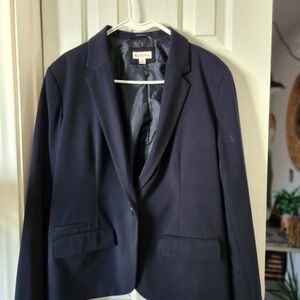 Navy blue womens blazer sz 18